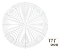 Rejilla de protección 
RO-AQC-xx 
Rejilla de protección AQC-xx
Disponible en : 30cm - 35cm - 40cm - 40cm - 45cm - 50cm - 56cm - 63cm - 71cm - 71cm - 82cm - 92cm
