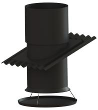 Compact ventilation chimneys
