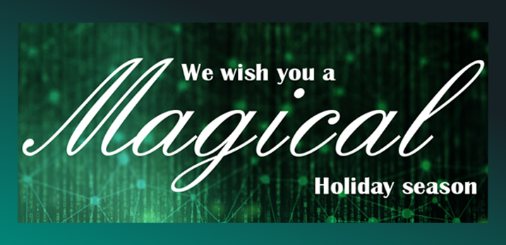 Wij wensen u magische feestdagen  - 1