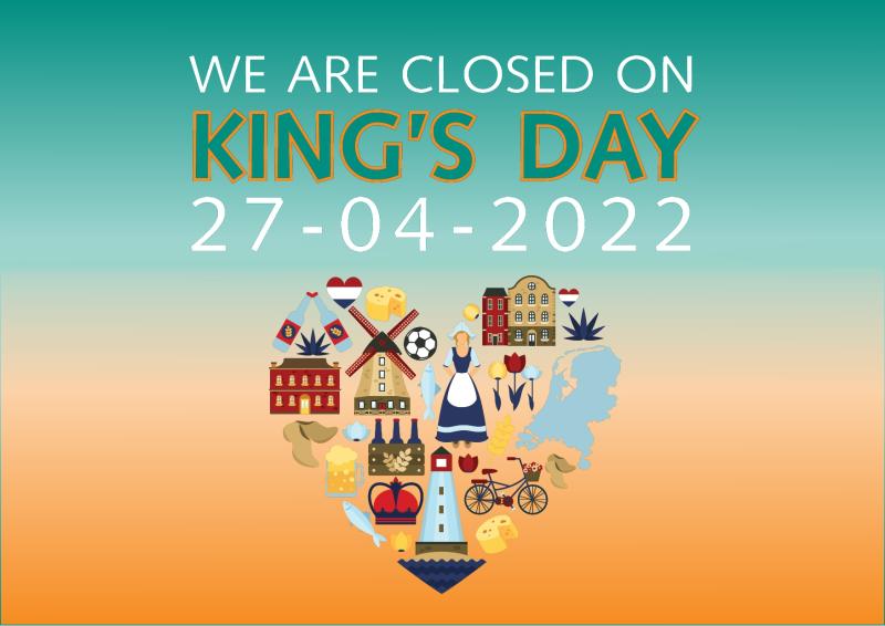 KONINGSDAG 27-04-2022 gesloten  - 1