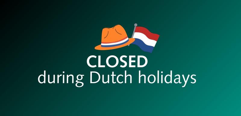 Beperkte beschikbaarheid tijdens feestdagen - 1